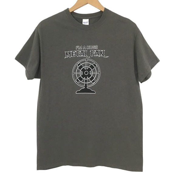 Gildan Other - I’M A HUGE METAL FAN Graphic T-Shirt Size M Music Lover Funny Humorous By Gildan